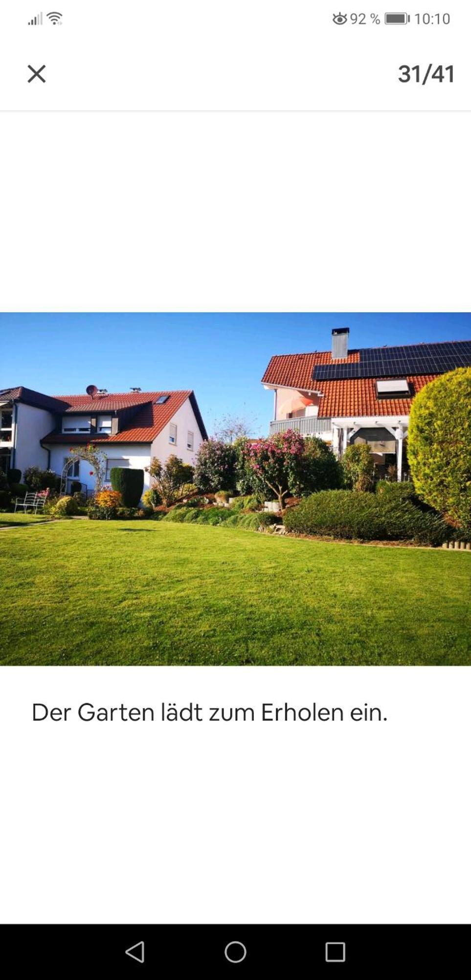 Ferienwohnung im Grünen, 10 km RV, 30 km Bodensee, Küche Bad Balkon Wolpertswende Zimmer foto
